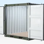 8Ft One Trip Shipping Container (Green) - Image 3